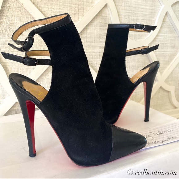 ❣️SOLD Louboutin Lynn 120 backless ankle boots - Picture 7 of 8